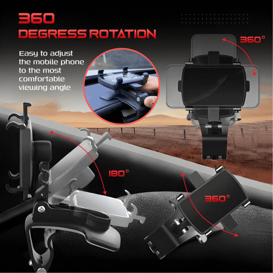 🔥Last Day 50% OFF🔥Universal 360° Dashboard Phone Holder